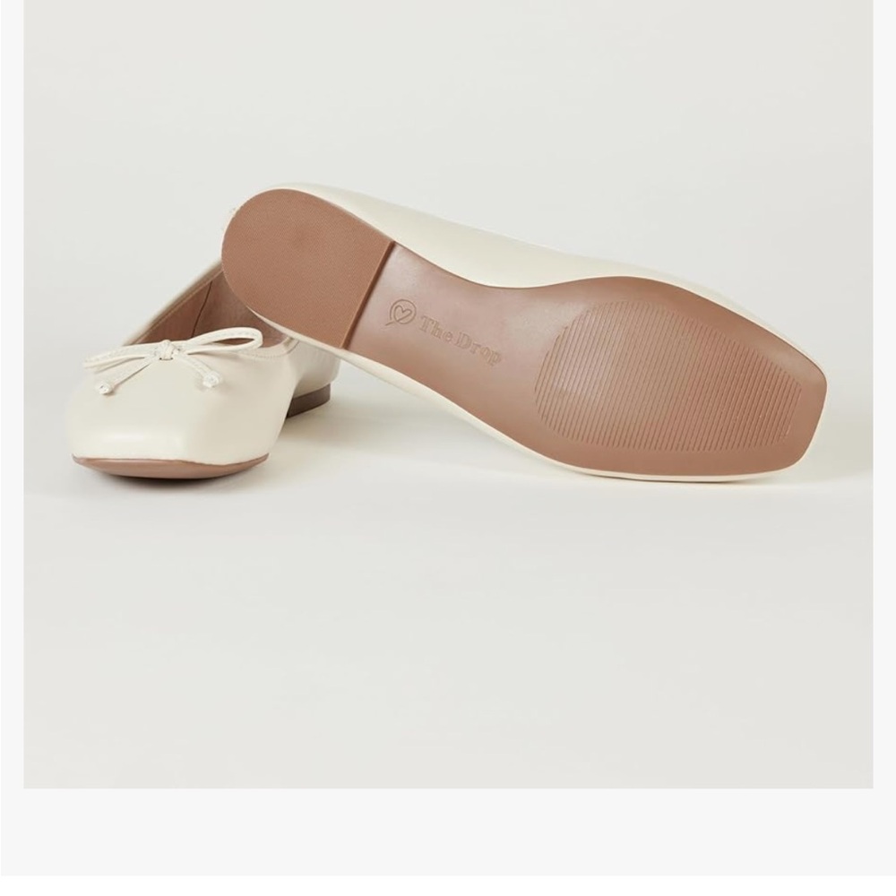 NWT - The Drop Pepper Ballet Flat in Bone